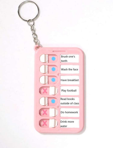 Pink Planner Keychain