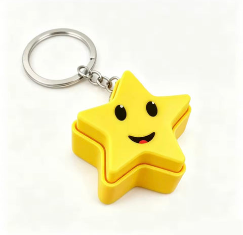 Star Clicky Fidget Toy Keychain