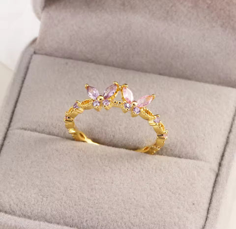 Charming Butterflies Ring
