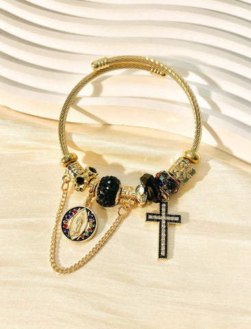 Cross Pendant Bracelet
