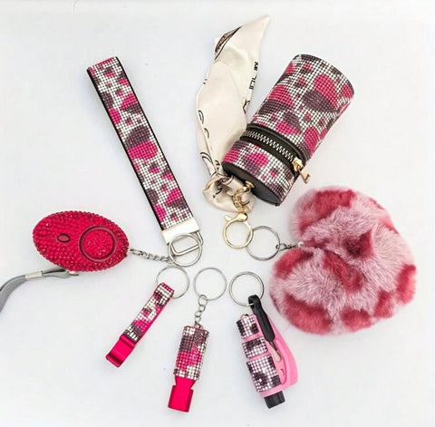 Hearts Bling 7 Piece Set