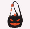 Midnight Scary Halloween Pumpkin Crossbody Bag