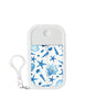 Blue Seashell Portable Spray Bottle Keychain (Empty Bottle)