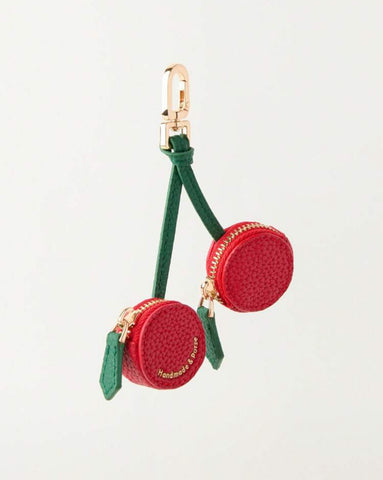 Cherry Coin Purse Keychain