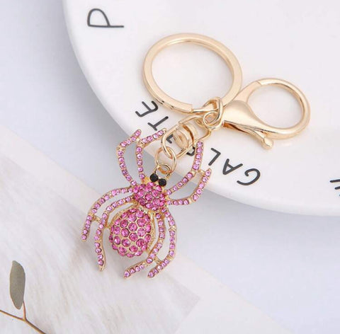 Spider Bling Keychain
