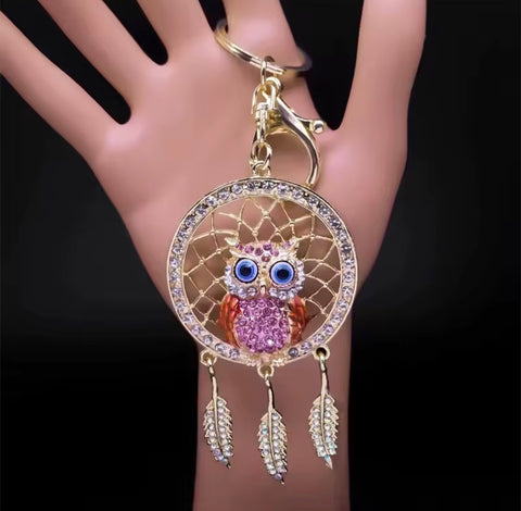 Owl Dreamcatcher Keychain