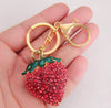 Strawberry Bling Keychain