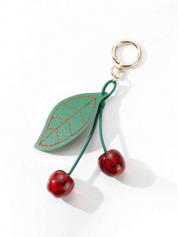 Cherry Bag Charm Keychain