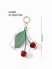 Cherry Bag Charm Keychain