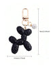 Balloon Dog Bling Keychain