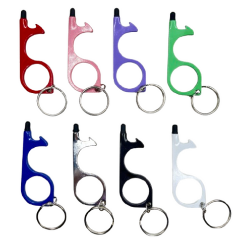 Multi-functional No Touch Keychain