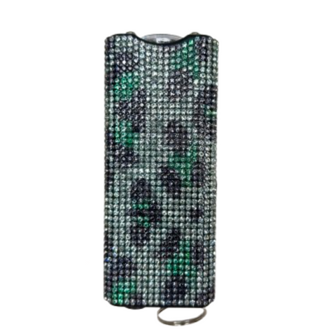 Green Leopard Bling Taser (Stun Gun)