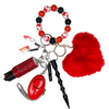 Halloween Cleaver Beaded Self Defense Keychain