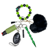 Evil Witch Beaded Self Defense Keychain