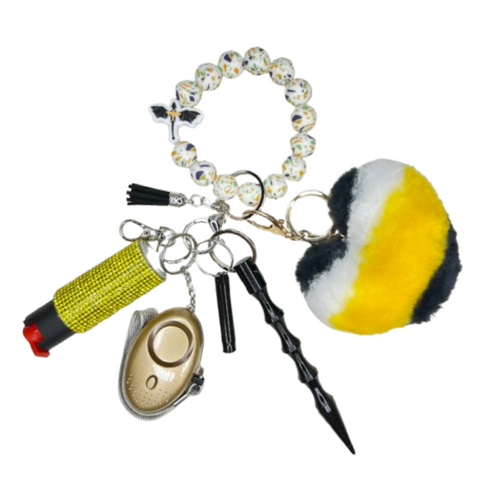 Dragon Beaded Self Defense Keychain