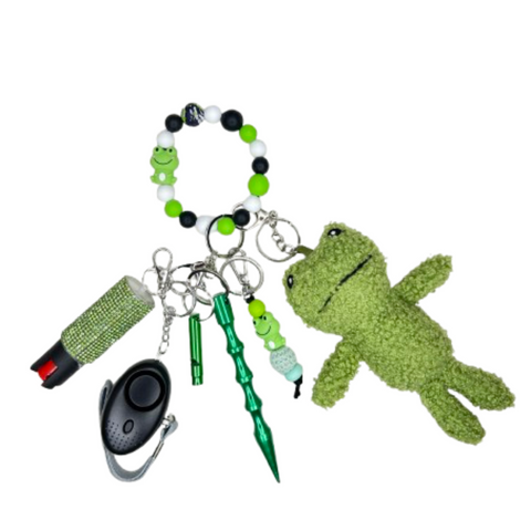 Frog Beaded Self Defense Keychain (Updated Version)