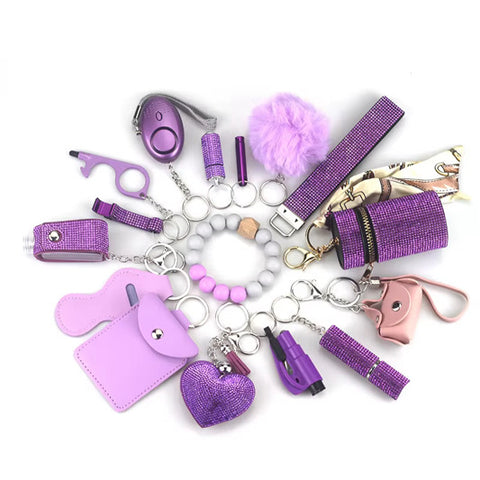Purple Bling 16 Piece Set