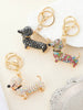 Dachshund Dog Bling Keychain