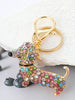 Dachshund Dog Bling Keychain