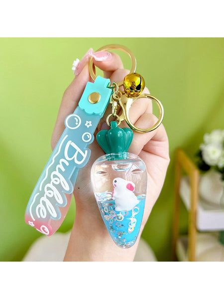 Rabbit Liquid Keychain – Defense Queens