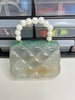 Green Pearl Mini Jelly Handbag (KEYCHAIN NOT INCLUDED)