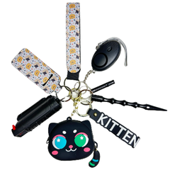 Cat Mini Bag Self Defense Keychain