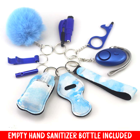 On Cloud Nine 9 PCS Safety Keychain Set