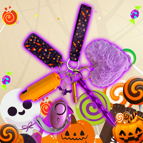 Halloween Candy Self Defense Keychain