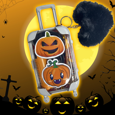 Scary Pumpkin Self Defense Suitcase