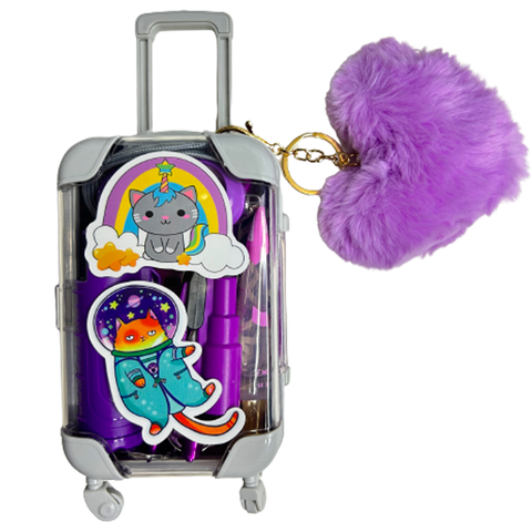 Purple Cat Self Defense Suitcase