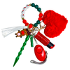 Reindeer Beaded Self Defense Keychain