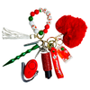 Santa Liquid Charm Self Defense Keychain