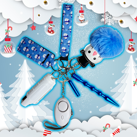 Snowman Self Defense Keychain