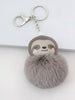 Sloth Pom Pom Keychain - Defense Queens