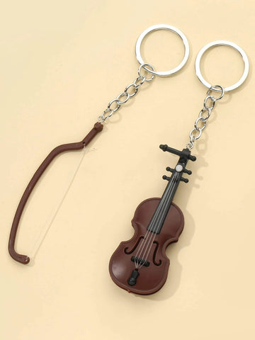 Violin 2 Piece Keychain - Defense Queens