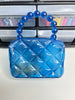 Blue Mini Jelly Handbag (KEYCHAIN NOT INCLUDED)