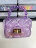 Purple Mini Jelly Handbag (KEYCHAIN NOT INCLUDED)