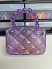 Purple Mini Jelly Handbag (KEYCHAIN NOT INCLUDED)