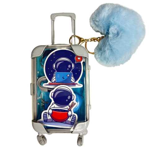 Blue Astronaut Kids Safety Suitcase - Defense Queens
