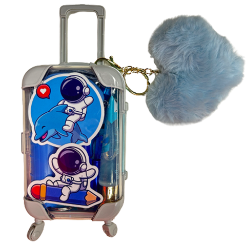 Blue Astronaut Self Defense Suitcase - Defense Queens