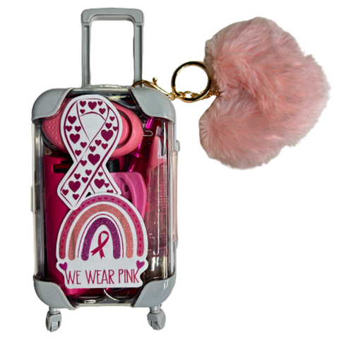 Breast Cancer Awareness Self Defense Suitcase - Defense Queens