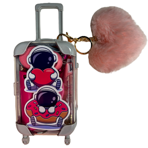 Pink Astronaut Self Defense Suitcase - Defense Queens