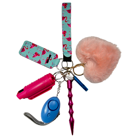 Flamingo Self Defense Keychain - Defense Queens