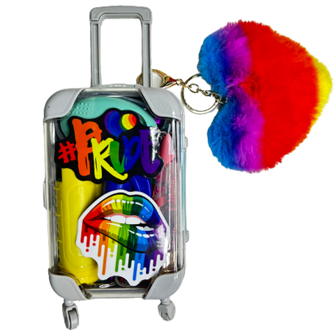 Pride Rainbow Self Defense Suitcase - Defense Queens