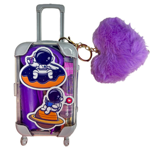 Purple Astronaut Self Defense Suitcase - Defense Queens