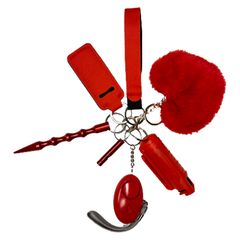 Red Queen Self Defense Keychain - Defense Queens