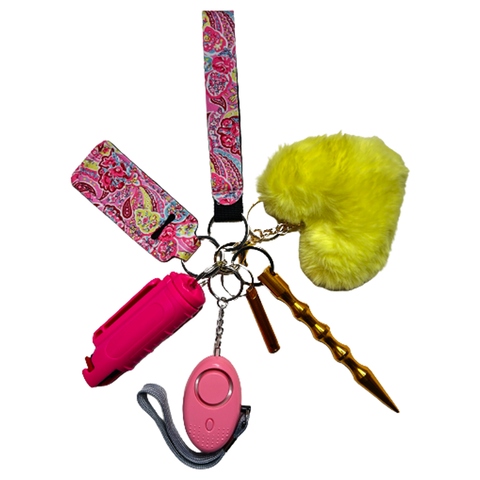 Island Bloom Self Defense Keychain - Defense Queens